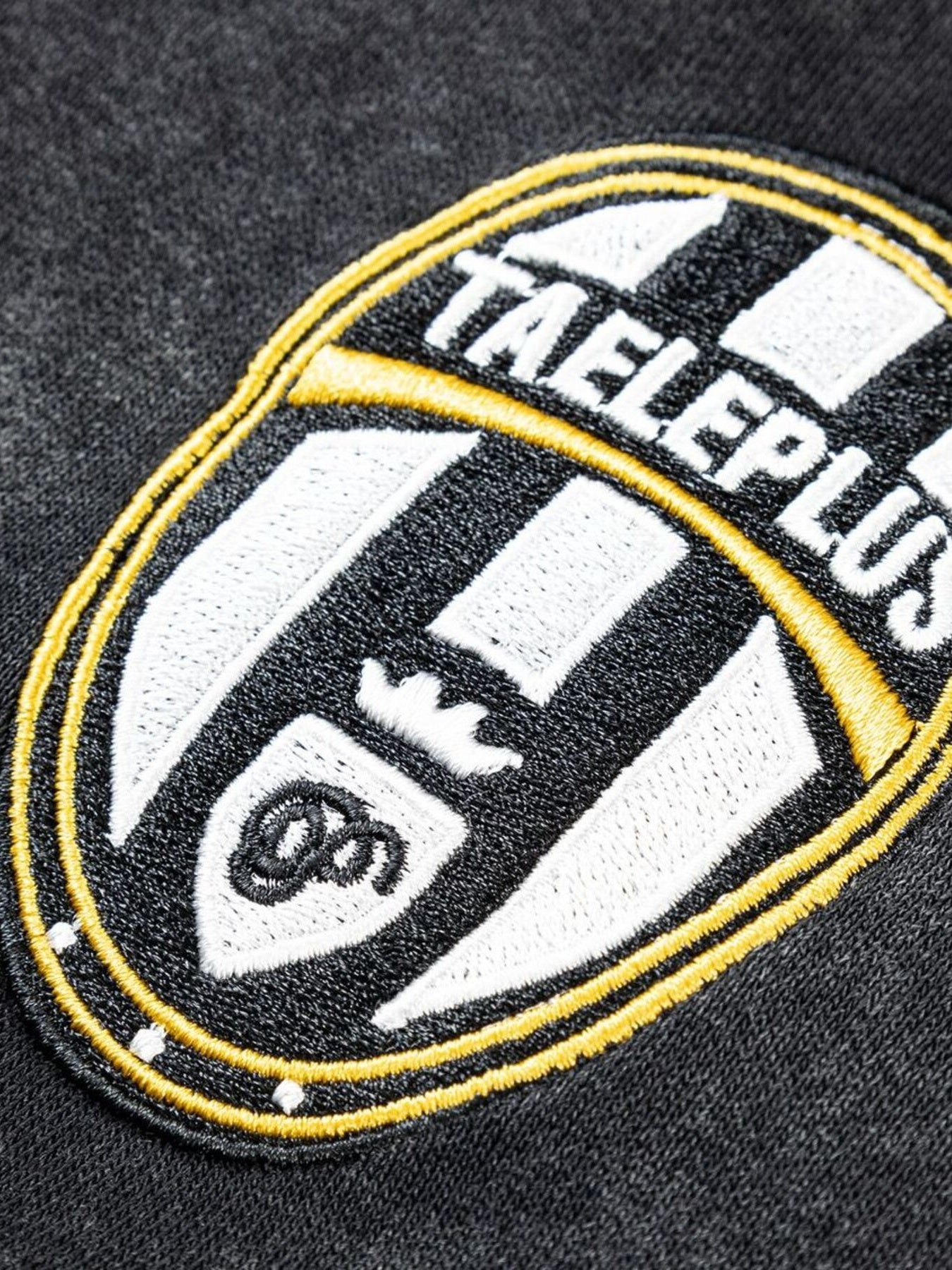 Embroidered Zip-Up Washed Hoodie