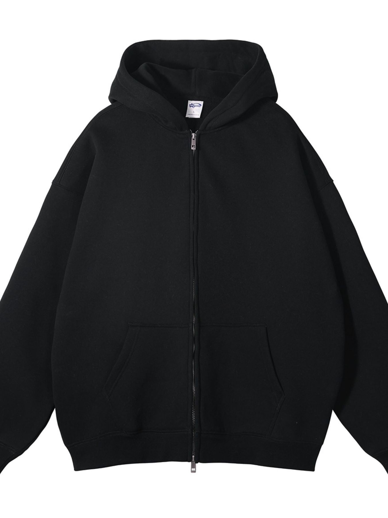 Zip-Up Fleece Hoodie