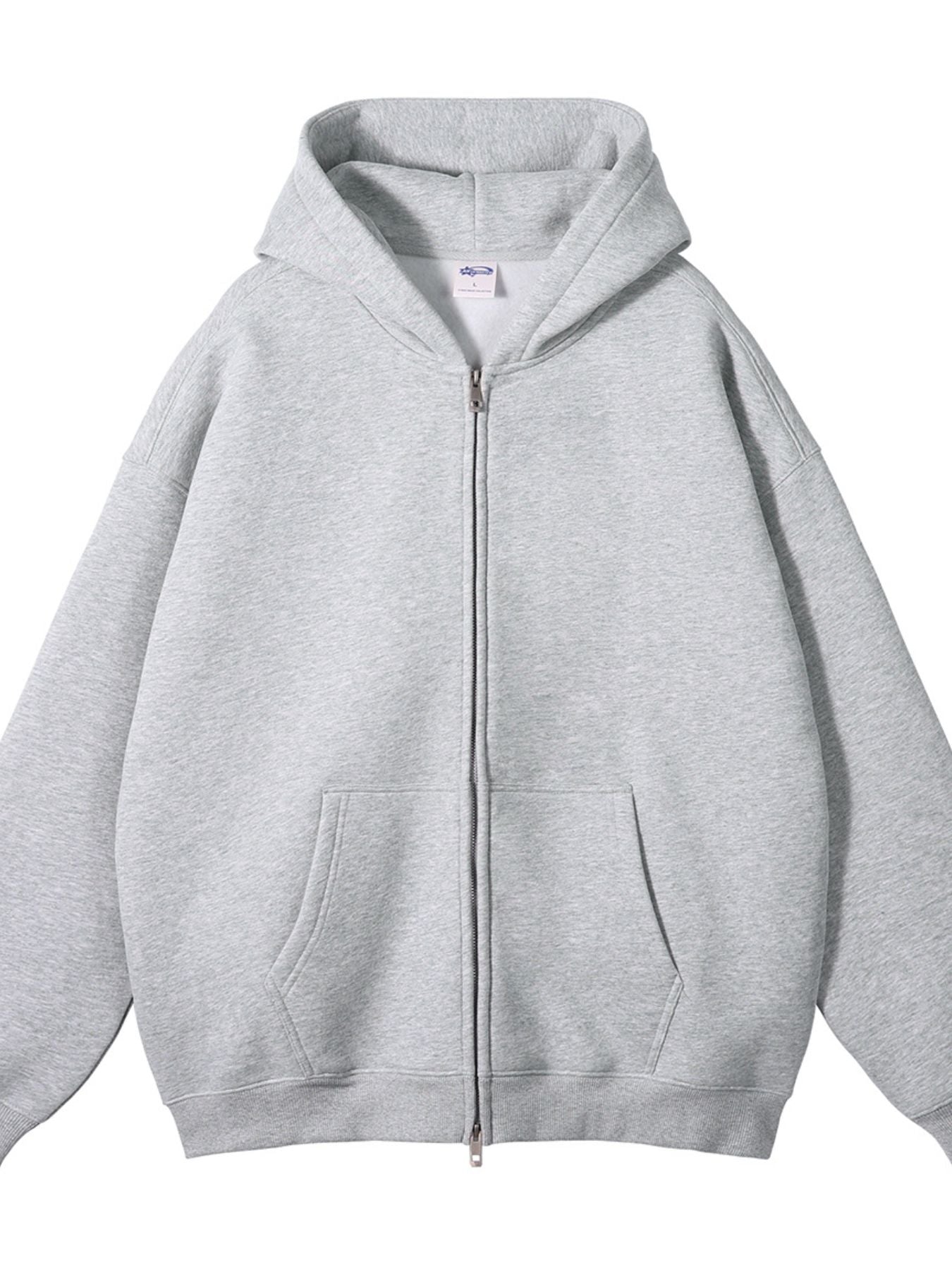 Zip-Up Fleece Hoodie