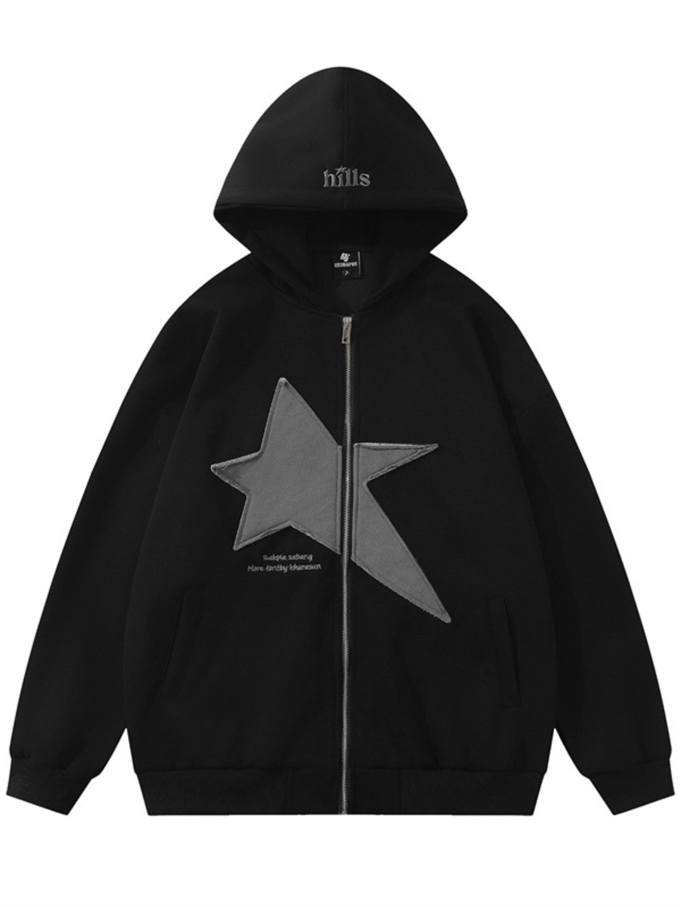 Zip-Up Long Sleeve Hoodie