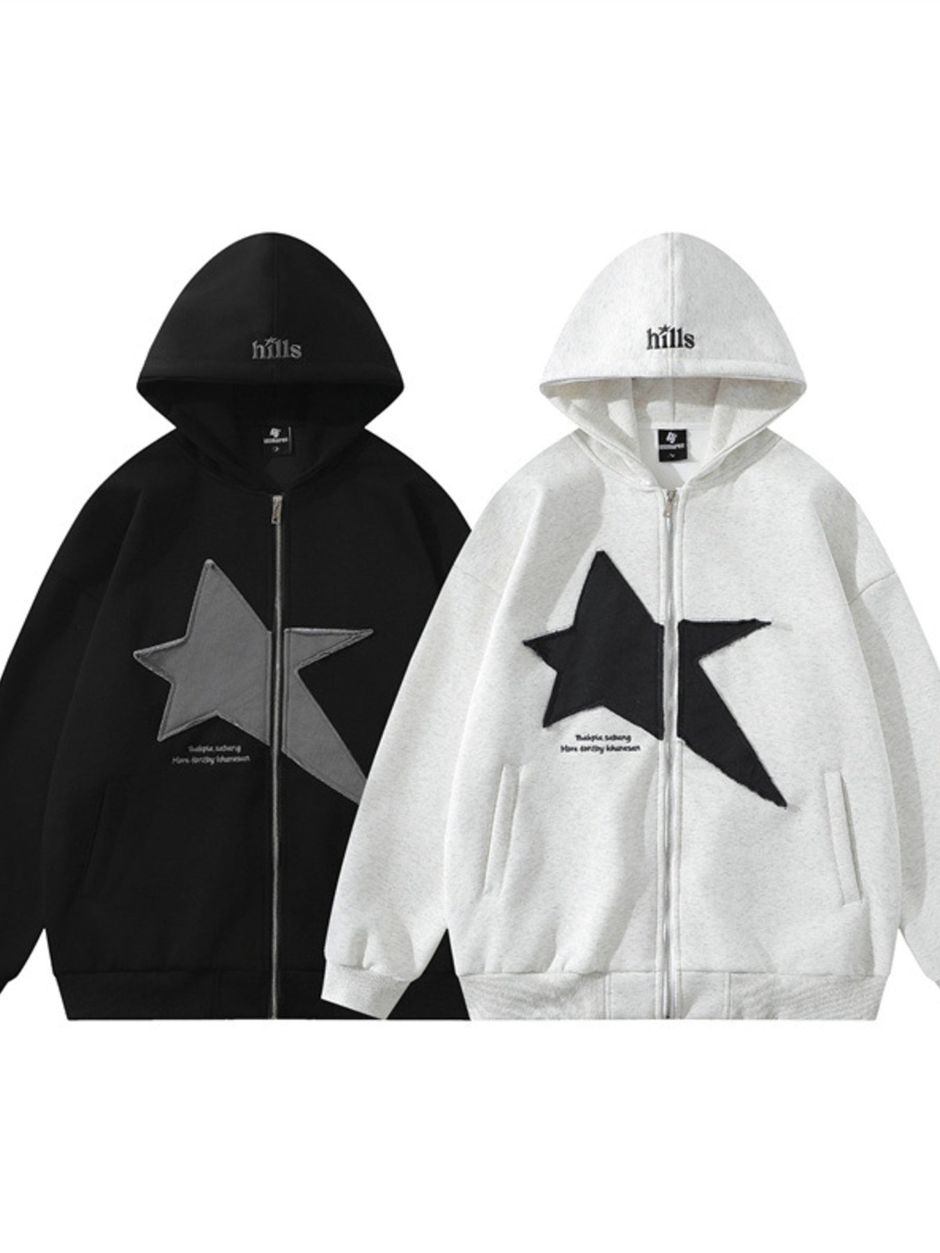 Zip-Up Long Sleeve Hoodie