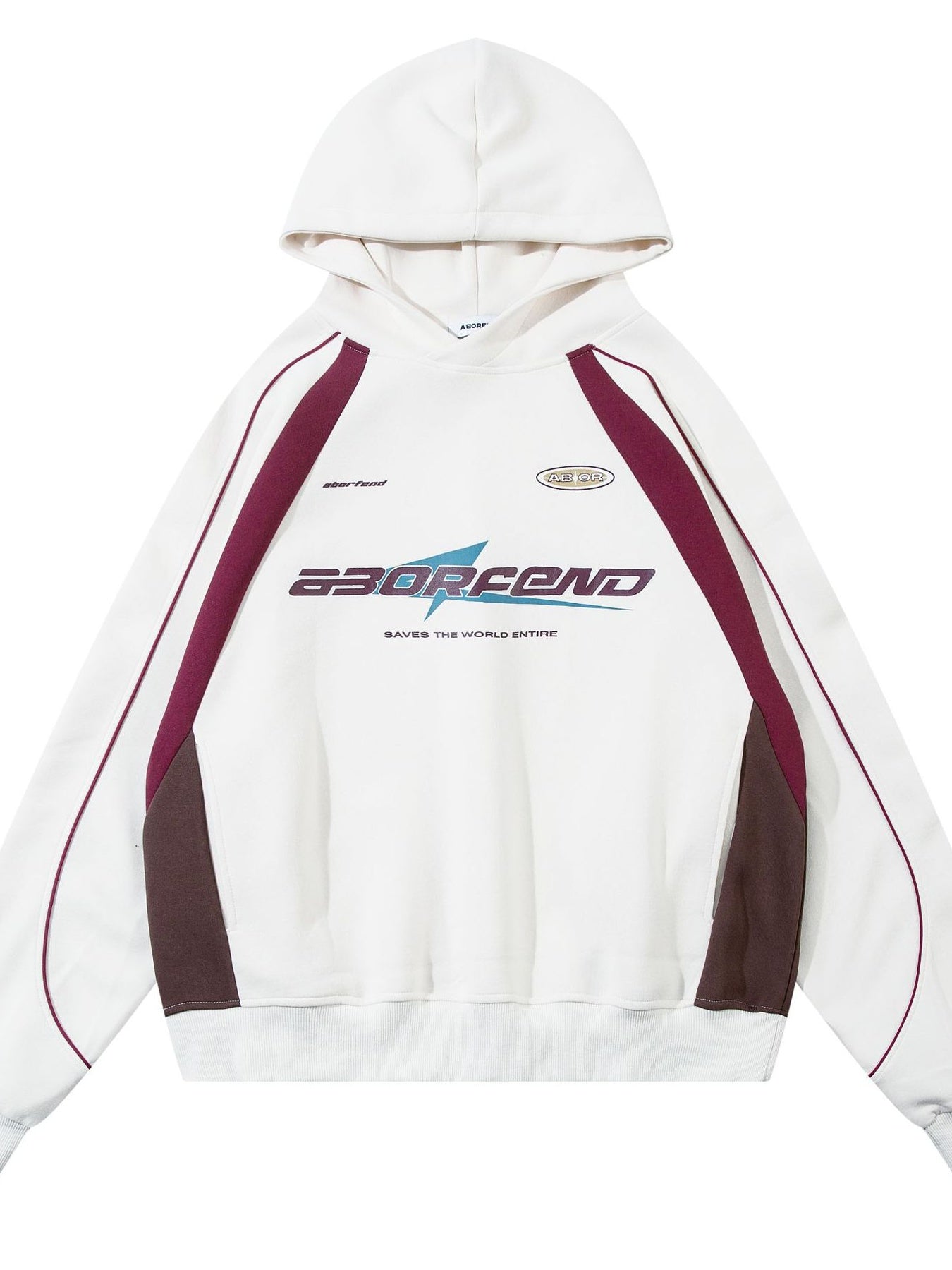 Contrast Long Sleeve Hoodie