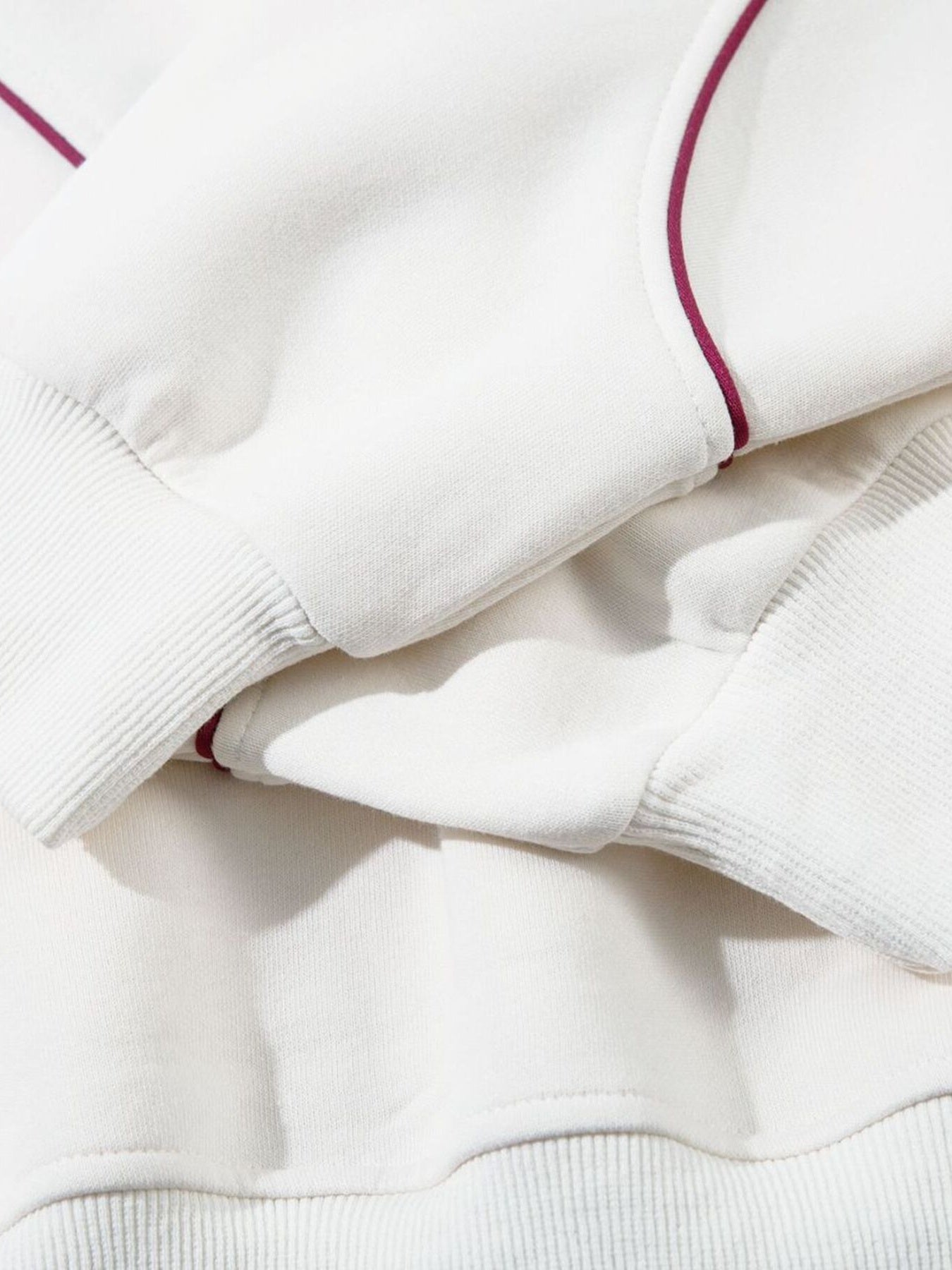 Contrast Long Sleeve Hoodie