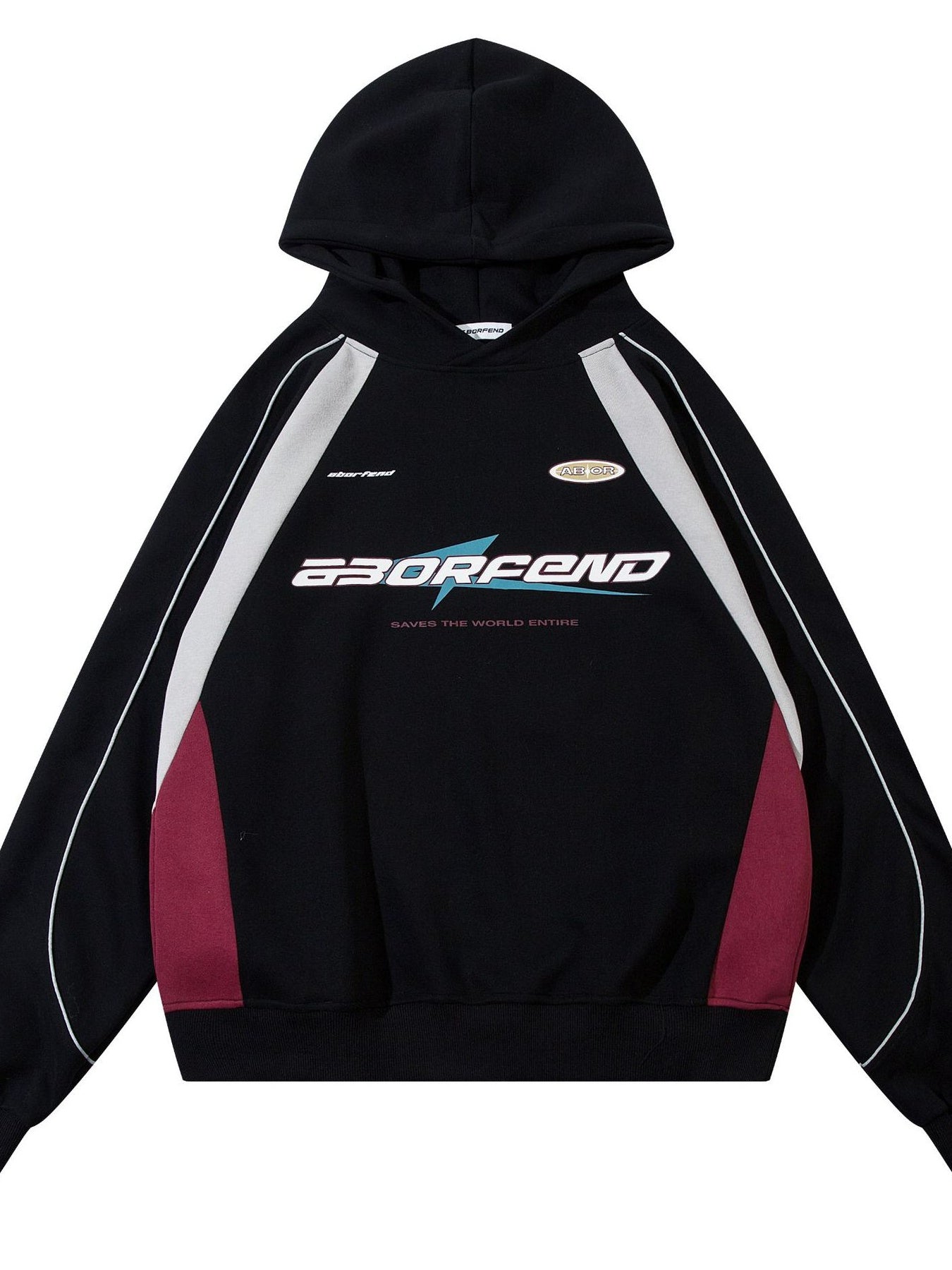 Contrast Long Sleeve Hoodie